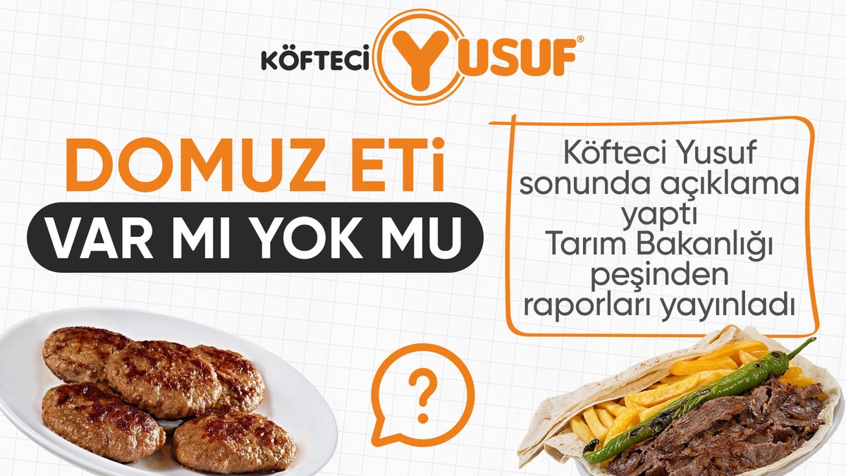Köfteci Yusuf’un domuz eti kullandığı kesinleşti