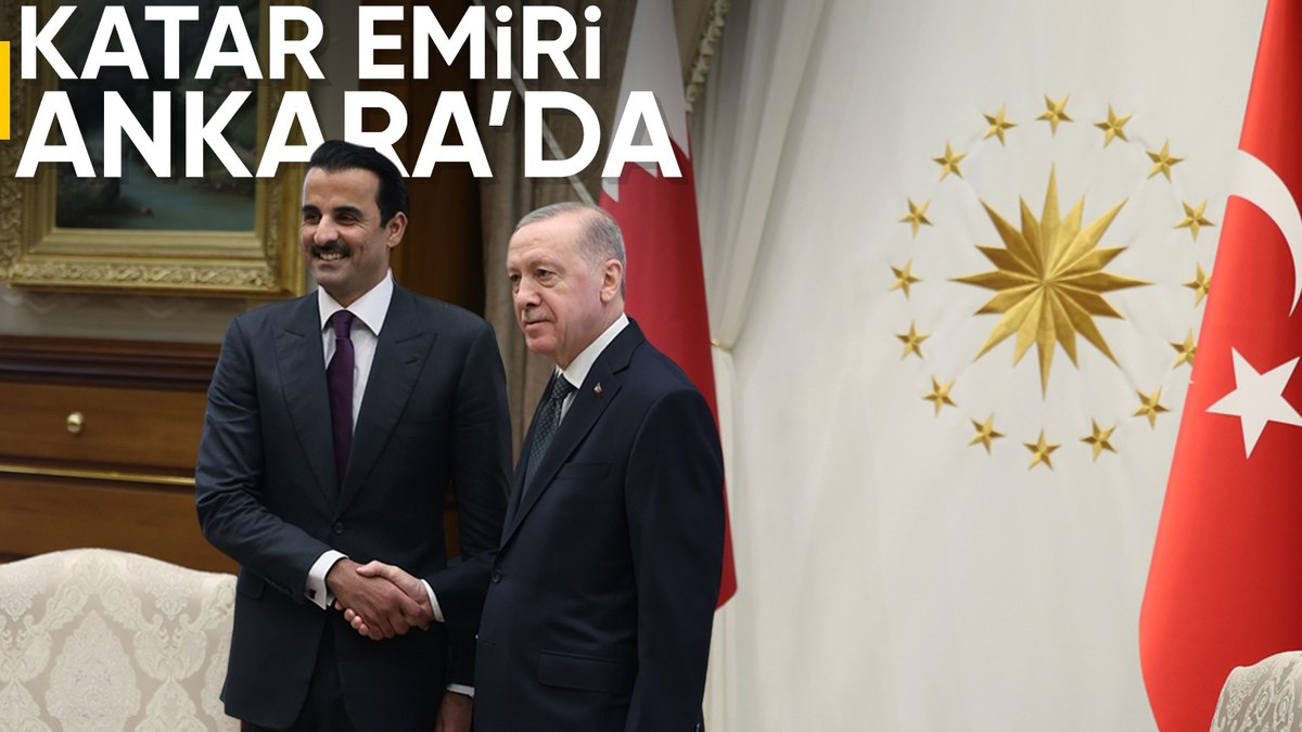 Katar Emiri Al Sani Türkiye’de: Cumhurbaşkanı Erdoğan ile görüştü