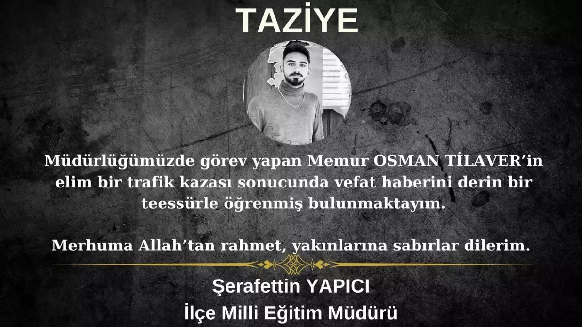 Söke’de Trafik Kazası: Osman Tilaver Hayatını Kaybetti