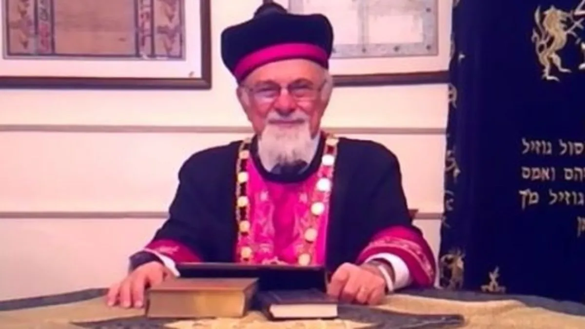 Türkiye Musevileri Hahambaşı Rav İsak Haleva hayatını kaybetti