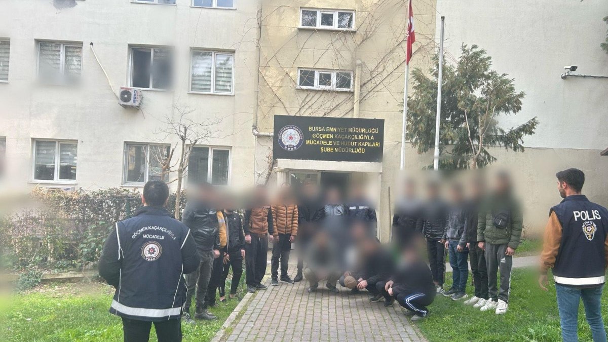 Bursa’da kaçak göçmenlere yer temin edip, çalıştıran 2 şüpheliye gözaltı