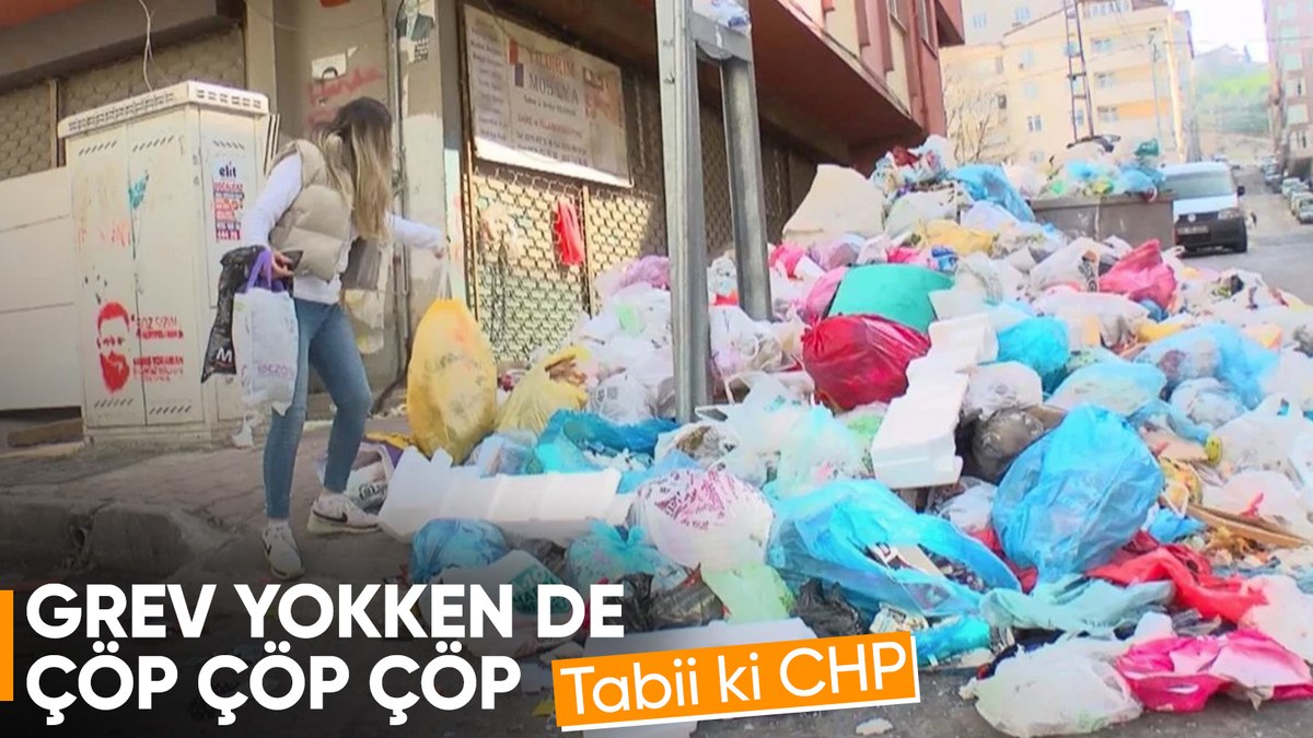 İstanbul Maltepe’de toplanmayan çöpler vatandaşları bıktırdı