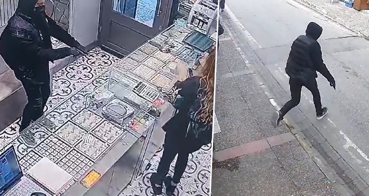 Kuyumcuda silahlı soygun girişimi! Altınları çalamadan kaçtı, yakalanması uzun sürmedi